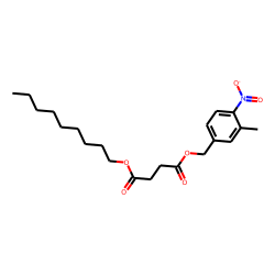 Succinic acid, 3-methyl-4-nitrobenzyl nonyl ester