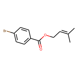4-Bromobenzoic acid, 3-methylbut-2-enyl ester
