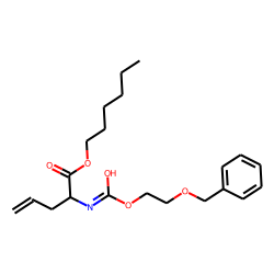 2-Aminopent-4-enoic acid, N-(2-benzyloxyetoxycarbonyl)-, hexyl ester