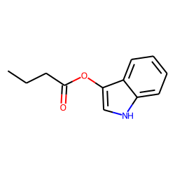 Butanoic acid, 1H-indol-3-yl ester
