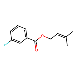 3-fluorobenzoic acid, 3-methylbut-2-enyl ester
