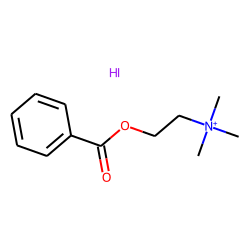 Choline, iodide benzoate