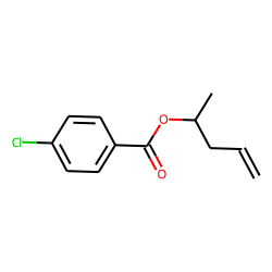 Benzoic acid, 4-chloro, 1-methyl-3-butenyl ester