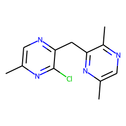 2-Chloro-3-(3,6-dimethyl-2-pyrazyl methyl)-6-methyl pyrazine