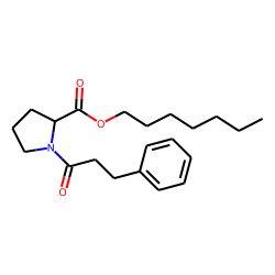 L-Proline, N-(3-phenylpropionyl)-, heptyl ester
