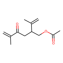 2-Isopropenyl-5-methyl-4-oxo-hex-5-enyl acetate