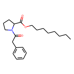 L-Proline, N-(phenylacetyl)-, octyl ester