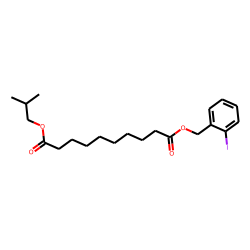 Sebacic acid, 2-iodobenzyl isobutyl ester