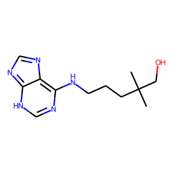 1-Pentanol, 2,2-dimethyl-5-(6-purinylamino)-