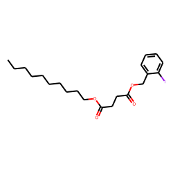 Succinic acid, decyl 2-iodobenzyl ester