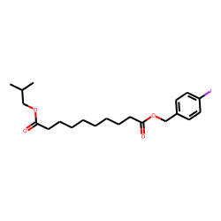 Sebacic acid, 4-iodobenzyl isobutyl ester