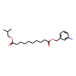 Sebacic acid, 3-iodobenzyl isobutyl ester
