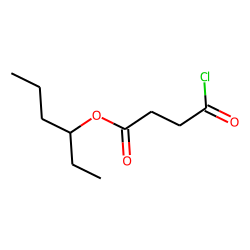 Succinic acid, monochloride 3-hexyl ester