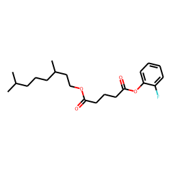 Glutaric acid, 2-fluorophenyl 3,7-dimethyloctyl ester
