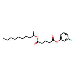 Glutaric acid, dec-2-yl 3-fluorophenyl ester