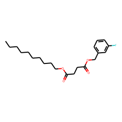 Succinic acid, decyl 3-fluorobenzyl ester
