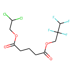 Glutaric acid, 2,2,3,3-tetrafluoropropyl 2,2-dichloroethyl ester