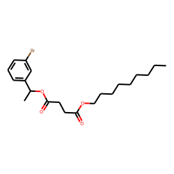 Succinic acid, 1-(3-bromophenyl)ethyl nonyl ester