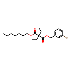Diethylmalonic acid, 3-bromobenzyl heptyl ester