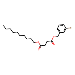 Succinic acid, 3-bromobenzyl decyl ester