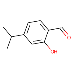 Benzaldehyde, 2-hydroxy-4-(1-methylethyl)-