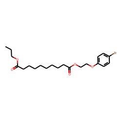 Sebacic acid, 2-(4-bromophenoxy)ethyl propyl ester