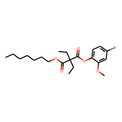 Diethylmalonic acid, 4-bromo-2-methoxyphenyl heptyl ester