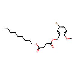 Succinic acid, 5-bromo-2-methoxybenzyl nonyl ester