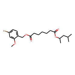 Pimelic acid, 4-bromo-2-methoxybenzyl 4-methyl-2-pentyl ester