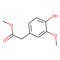 Benzeneacetic acid, 4-hydroxy-3-methoxy-, methyl ester