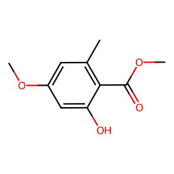 BENZOIC ACID, 2-HYDROXY-4-METHOXY-6-METHYL-, METHYL ESTER