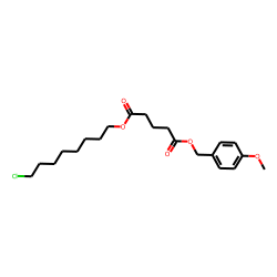 Glutaric acid, 8-chlorooctyl 4-methoxybenzyl ester