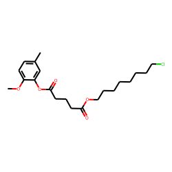 Glutaric acid, 8-chlorooctyl 5-methyl-2-methoxybenzyl ester