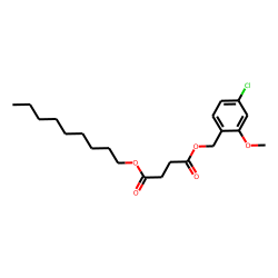Succinic acid, 2-methoxy-4-chlorobenzyl nonyl ester