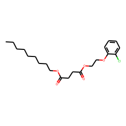 Succinic acid, 2-(2-chlorophenoxy)ethyl nonyl ester
