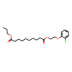 Sebacic acid, 2-(2-chlorophenoxy)ethyl propyl ester