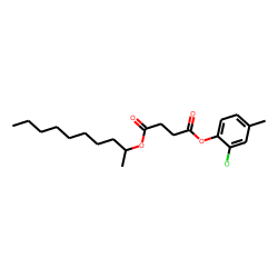 Succinic acid, dec-2-yl 2-chloro-4-methylphenyl ester
