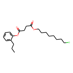 Succinic acid, 8-chlorooctyl 2-propylphenyl ester