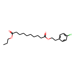 Sebacic acid, 4-chlorophenethyl propyl ester