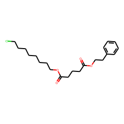 Glutaric acid, 8-chlorooctyl phenethyl ester