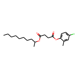 Succinic acid, dec-2-yl 4-chloro-2-methylphenyl ester