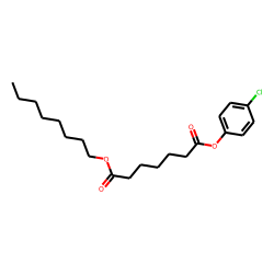 Pimelic acid, 4-chlorophenyl octyl ester