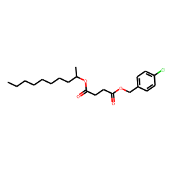 Succinic acid, dec-2-yl 4-chlorobenzyl ester