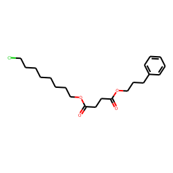 Succinic acid, 8-chlorooctyl 3-phenylpropyl ester