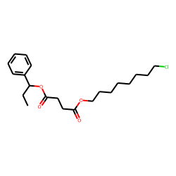 Succinic acid, 8-chlorooctyl 1-phenylpropyl ester