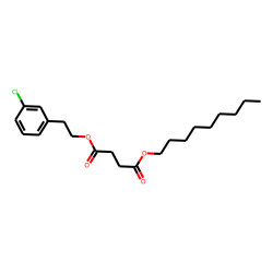 Succinic acid, 3-chlorophenethyl nonyl ester