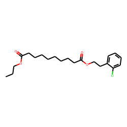Sebacic acid, 2-chlorophenethyl propyl ester