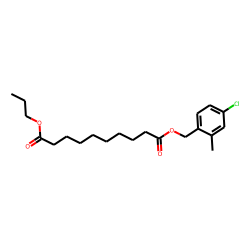 Sebacic acid, 4-chloro-2-methylbenzyl propyl ester