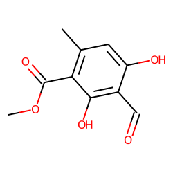 Benzoic acid, 3-formyl-2,4-dihydroxy-6-methyl-, methyl ester