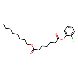 Pimelic acid, 2-chlorophenyl octyl ester